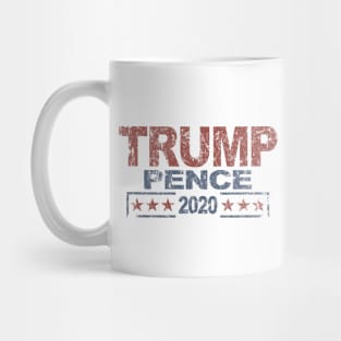 Distressed Donald Trump Mike Pence 2020 Mug